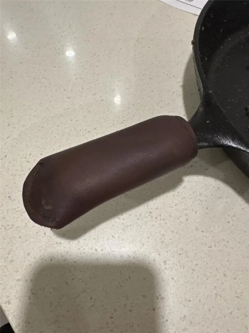 Leather Cast Iron Pan Handle Cover (Standard 4.5